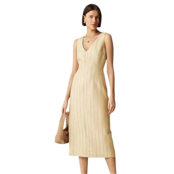 j crew beige dress Beige Long Sleeve Fitted Maternity Dress  PinkBlush